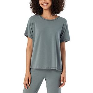 Schiesser Dames T-Shirt Pyjama-Top, Jade, 42, jade, 42