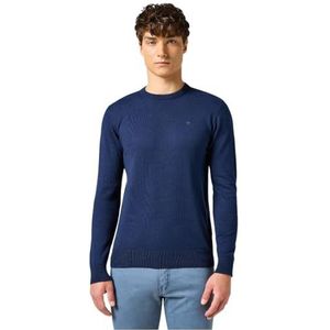 Wrangler Gebreide trui, joggingpak, marineblauw, L heren, Marineblauw, L/Tall