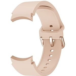SYSTEM-S Armband flexibel silicone 20 mm voor Samsung Galaxy Watch 4 Smartwatch Pink