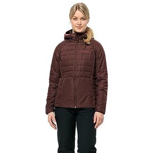 Jack Wolfskin - LAPAWA INS HOODY - Functioneel Jack - Dark/Maroon - Waterafstotend