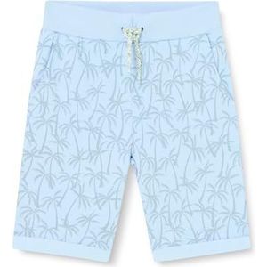 NKMVERMO AOP Long SWE Shorts UNB F NOOS, Chambray Blue, 122 cm