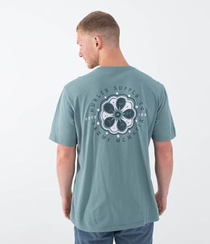 Hurley - Bloeiende SS - Jerseyjurk - Natuurlijk Gekleurd