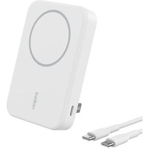 Belkin BoostCharge Pro Powerbank 8000mAh - Qi2 - MagSafe - Wit