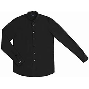 Gianni Lupo GL7677S-S23 hemd, zwart, 3XL heren, zwart.