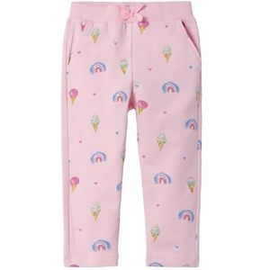 NAME IT Nmffransia Light Sweat Pant Unb, roze, 110 cm