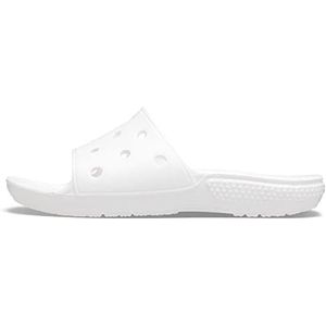 Crocs Unisex Classic Slide K Houten schoenen voor kinderen, wit, 29/30 EU