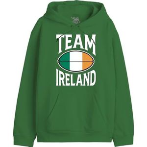 Republic Of California Team Ireland UXREPCZSW038 Sweatshirt voor heren, groen, maat XS, Groen, S
