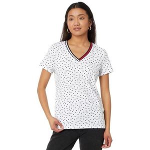 Tommy Hilfiger Dames T-shirt met V-hals, M