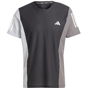 adidas Heren bezitten The Run Colorblock T-shirt, XS