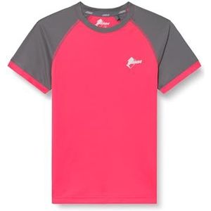 Ande J33011-6349 New PERTUSIO JR T-shirt, uniseks, roze paradijs/antraciet, maat 4, Roze Paradiso/antraciet, 104