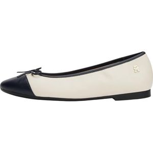 Tommy Hilfiger - Toe Cap Leather - Ballerina's - Beige