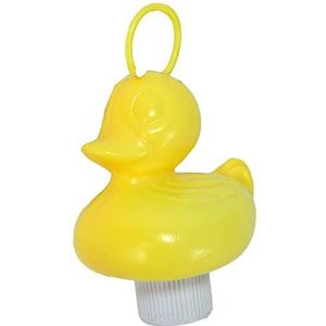 LG - Imports- Canard lesté pour pêche à la Ligne Jaune 11 cm mutsen, maskers en feestaccessoires (li3777)