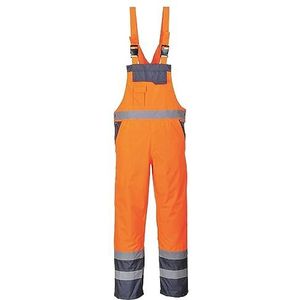 Portwest Twee Kleuren Amerikaanse Overall - Ongevoerd Size: XXXL, Colour: Oranje/marine, S488ONRXXXL