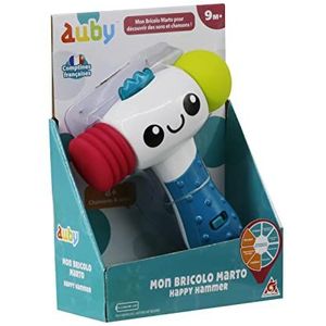 auby Happy Hammer, Sounds & Lights, babyspeelgoed voor 9, 10, 11, 12 maanden, cadeaus voor Kerstmis, verjaardag, FR461570
