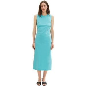 TOM TAILOR Dames 1036661 jurk, 26007-Teal Radiance, 36, 26007 - Teal Radiance, 36