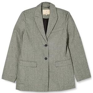 Peppercorn Dames Roseline Prim blazer met lange mouwen, Donkergrijs, 40