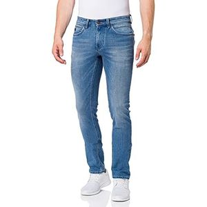 Hattric Heren Cross Denim Harris Straight Jeans, blauw (Light Blue 41), 36W / 30L