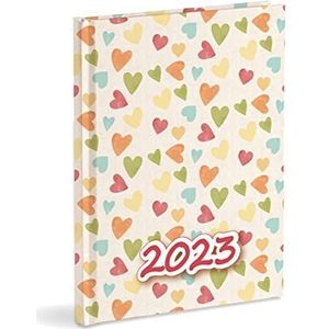 Agenda organizer 2023, januari-december 2023, hardcover, wekelijks 17 x 24 cm