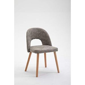 La Chaise Spola stoel, stof, nerts, 75 cm (hoogte) x 49 cm (breedte) 48 cm (diepte)