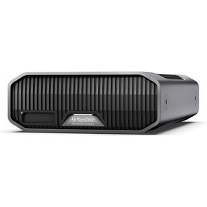 SanDisk Professional 24 TB G-DRIVE Project, met PRO-BLADE SSD Mag Slot, Thunderbolt 3, USB (10Gbps), 7200RPM Enterprise Class Hard Drive, leessnelheid tot 250 MB/s