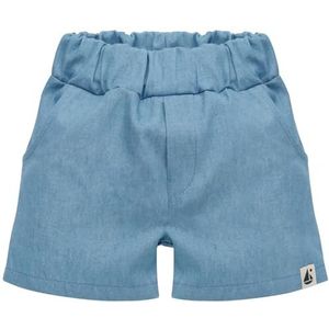 Pinokio Baby-jongens denim shorts, Blue Denim Sailor, 110 cm