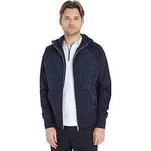 Tommy Hilfiger MIX MEDIA HOODED RITS DOOR, woestijn hemel, L