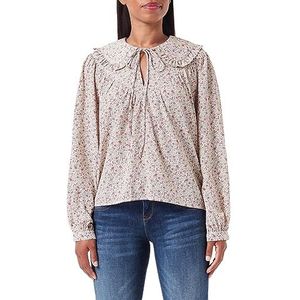 TILDEN Dames blouseshirt 37330960, wolwit rood meerkleurig, S, wolwit, rood, meerkleurig, S