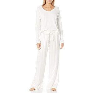 PJ Harlow Jolie satijnen broek voor dames, Parel, S