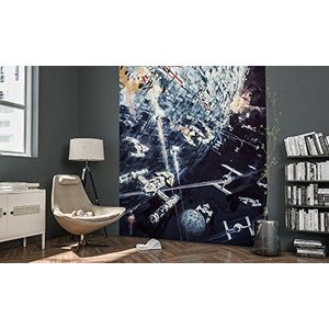 Komar 012-DVD2 vlies-fotobehang Star Wars Classic Dogfight, afmeting 200 x 275 cm (breedte x hoogte), 2 banen inclusief lijm, bont