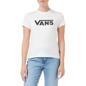 Vans Dames Drop V SS Crew T-shirt, wit, XXS, Wit, XXS
