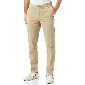 Replay Heren chino Brad Straight-Fit van Comfort Denim, kaki 597, 29W / 32L