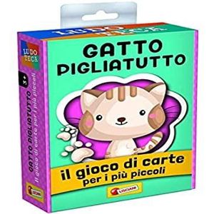 Lisciani Giochi – Ludoteca Le Cards voor kinderen Asso Piglia alles gezelschapsspel, meerkleurig, 85774