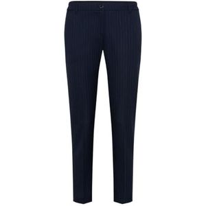 Style Maron S Style Maron Wool Touch broek in ontspannen silhouet, marineblauw, 34W x 32L