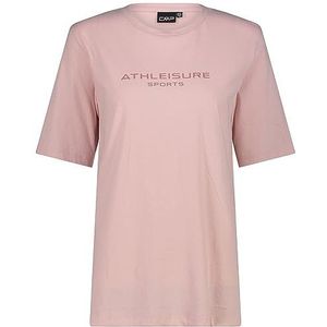 CMP - Dames T-shirt van katoen, Dusty Rose, 48, Dusty Roze, 42 NL