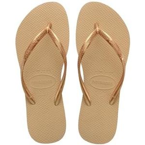 Havaianas Slim Season Flip Flop voor dames, goud, 35 EU