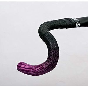BikeRibbon Grade Plus, uniseks stuurband voor volwassenen, zwart/roze, eenheidsmaat