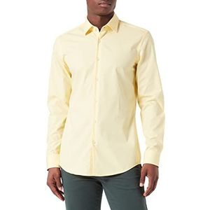 HUGO Heren Koey Shirt, Light/Pastel Yellow746, 39, Licht/Pastel Yellow746, 38