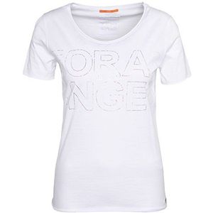 BOSS T-shirt voor dames, wit (white 100), XS
