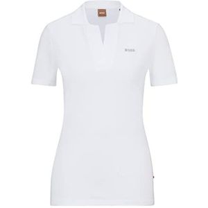 BOSS C_etri Jersey voor dames, White100, XL