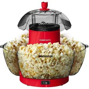 Cecotec Elektrische Popcornmachine Fun&Taste P'Corn Lotus. Popcornmaker van 1200 W, Popcorn klaar in 2 minuten, Inclusief 4 Verwijderbare Bakjes, Totale Capaciteit van 4,5 L