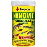 Tropical Nanovit Granulaatvoer, granulaatkorrels voor het voeden van kleine siervissen, per stuk verpakt (1 x 250 ml)