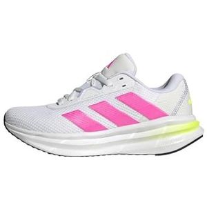 adidas Dames Galaxy 7 Running Shoes, ftwr white/lucid pink/lucid lemon, 40 EU