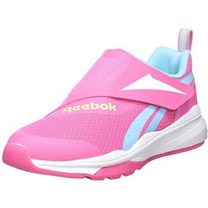 Reebok Baby Jongens Equal FIT Sneaker, True Roze/Digitaal Blauw/Zonnezuur Geel, 4 UK Kind