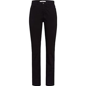 BRAX Dames Style Mary Five-Pocket hoogwaardige katoenen stretchbroek, zwart (Perma Black 01), 32W / 34L, zwart (Perma Black 01), 42