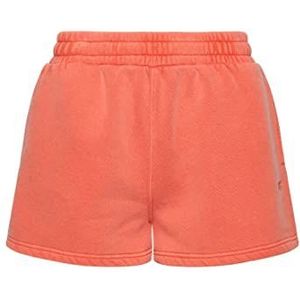 Superdry Vintage Wash Sweat Short W7110387A Sunset Orange 6 Dames, Oranje (sunset orange)