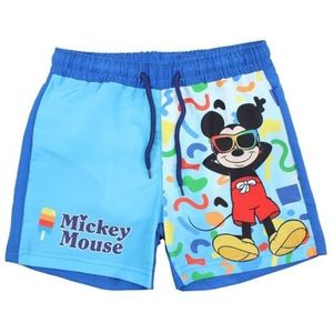 Mickey zwemshort, Disney Fun Design, perfect voor zomer- en wateractiviteiten, Blauw, 8 Jaren
