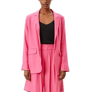 s.Oliver BLACK LABEL Damesblazer met lange mouwen, donkerroze, 36