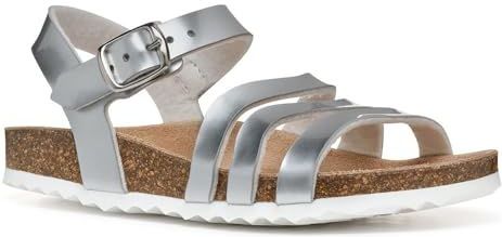 Geox - Adriel - Sandalen - Parelmoer - Verstelbare Enkelband