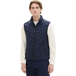 TOM KLEERMAKER lichtgewicht gewatteerd herengilet met opstaande kraag van gerecycled polyester
