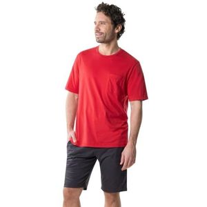 Eminence - Pyjashort - Rood/Zwart - Biokatoen